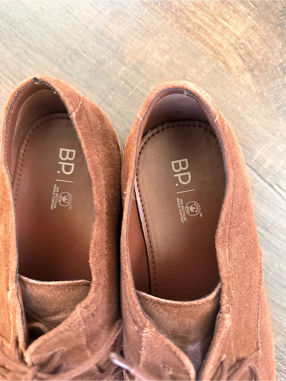 BP Men's Suede Bpshane-Lea lace up shoe in brown men’s size 11